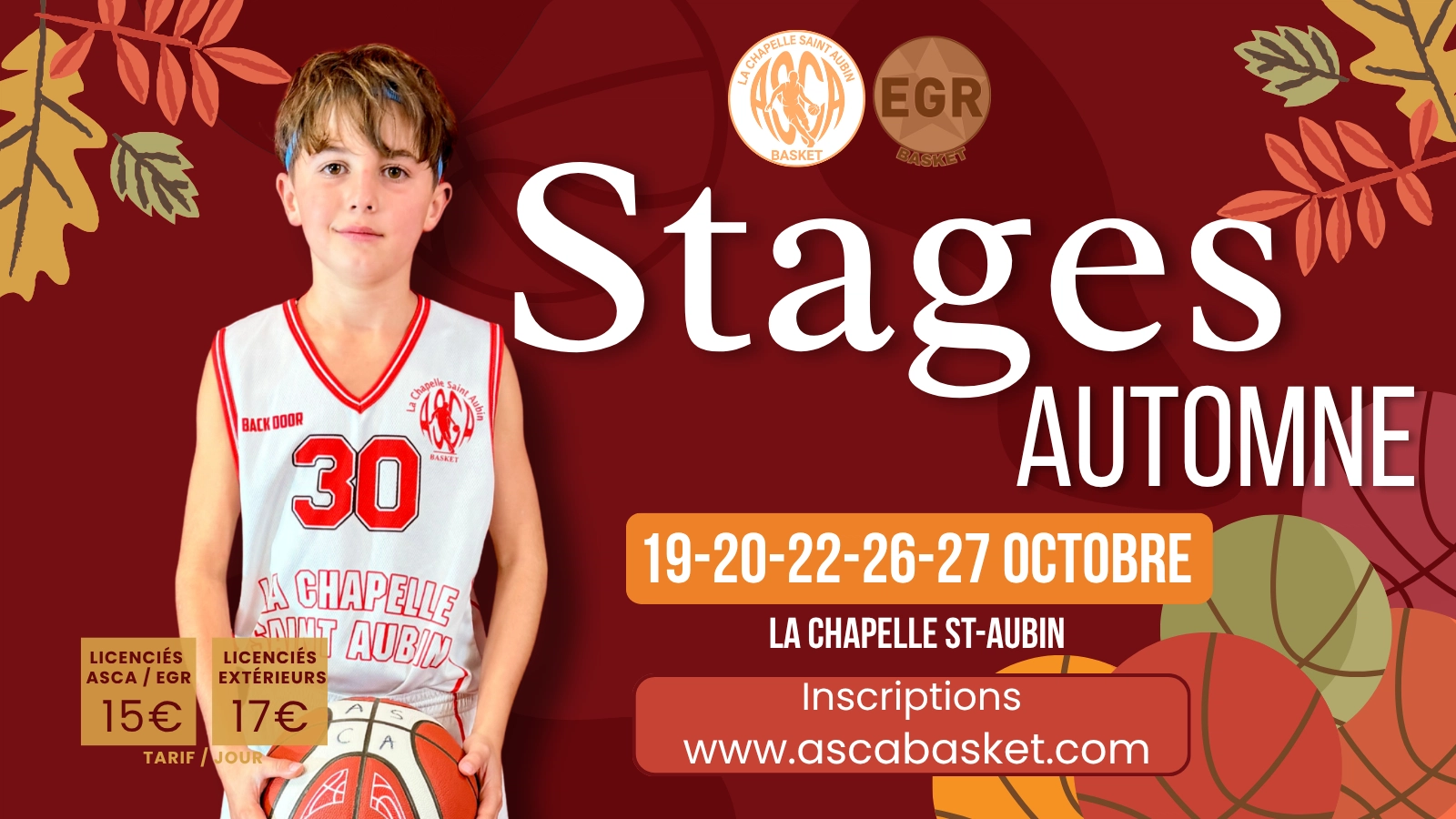 STAGES AUTOMNE 2026 ET STAGES DE SHOOTS